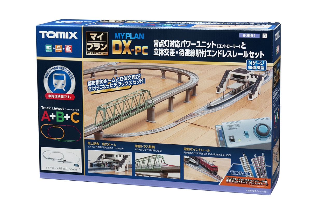 TOMIX - Caixa Básica A+B+C, com Power Unit: 90951 - B52 Online