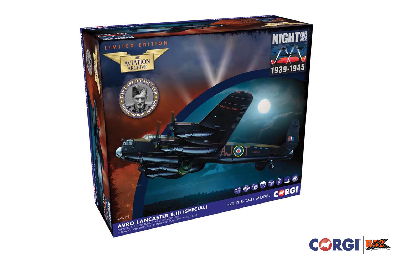 航空機・ヘリコプター CORGI Avro Lancaster BI AA32611 Corgi - Avro Lancaster B.III Special 