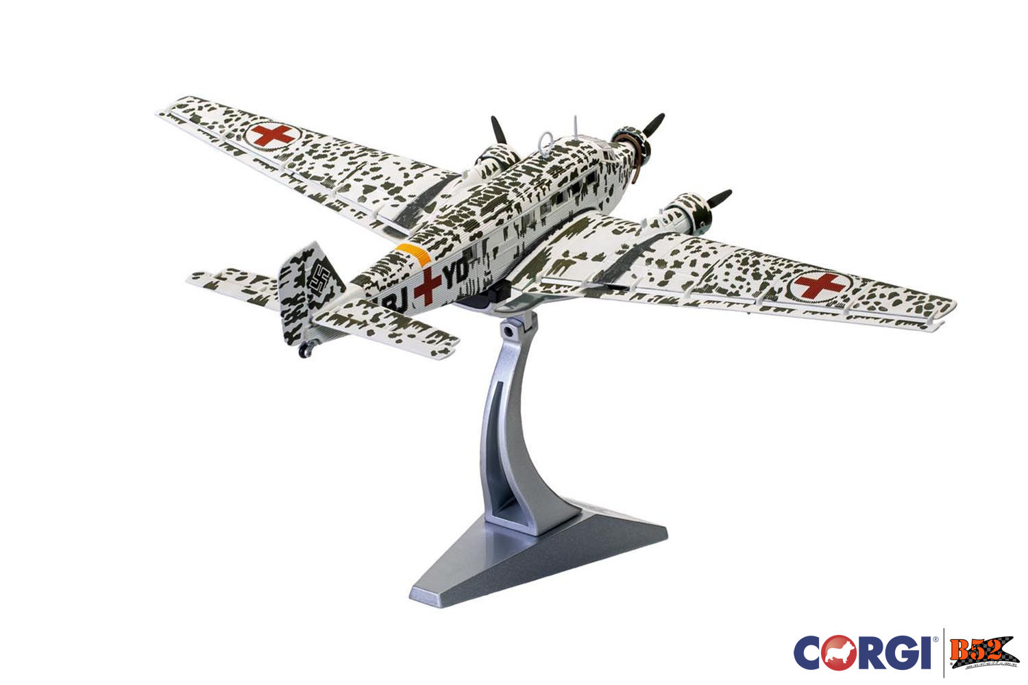 航空機・ヘリコプター Corgi Junkers Ju-52/3m D-AQUI 1/72 Corgi - Junkers Ju-52/3M 
