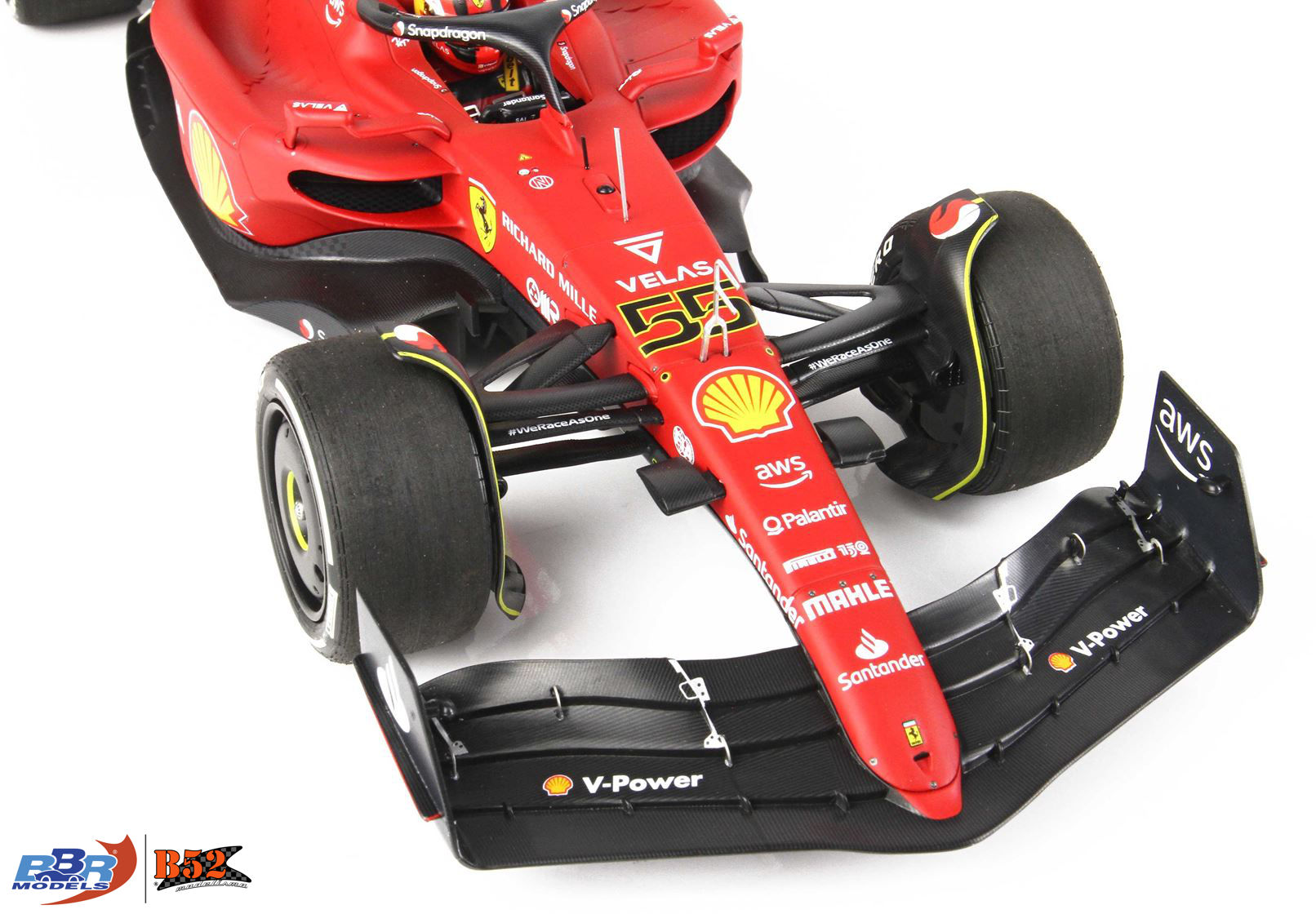 BBR 1/43 Ferrari F1-75 F1 2022 サインツ BBR - Ferrari F1-75 Sainz #55, GP Austrália 2022: BBR221865DIE