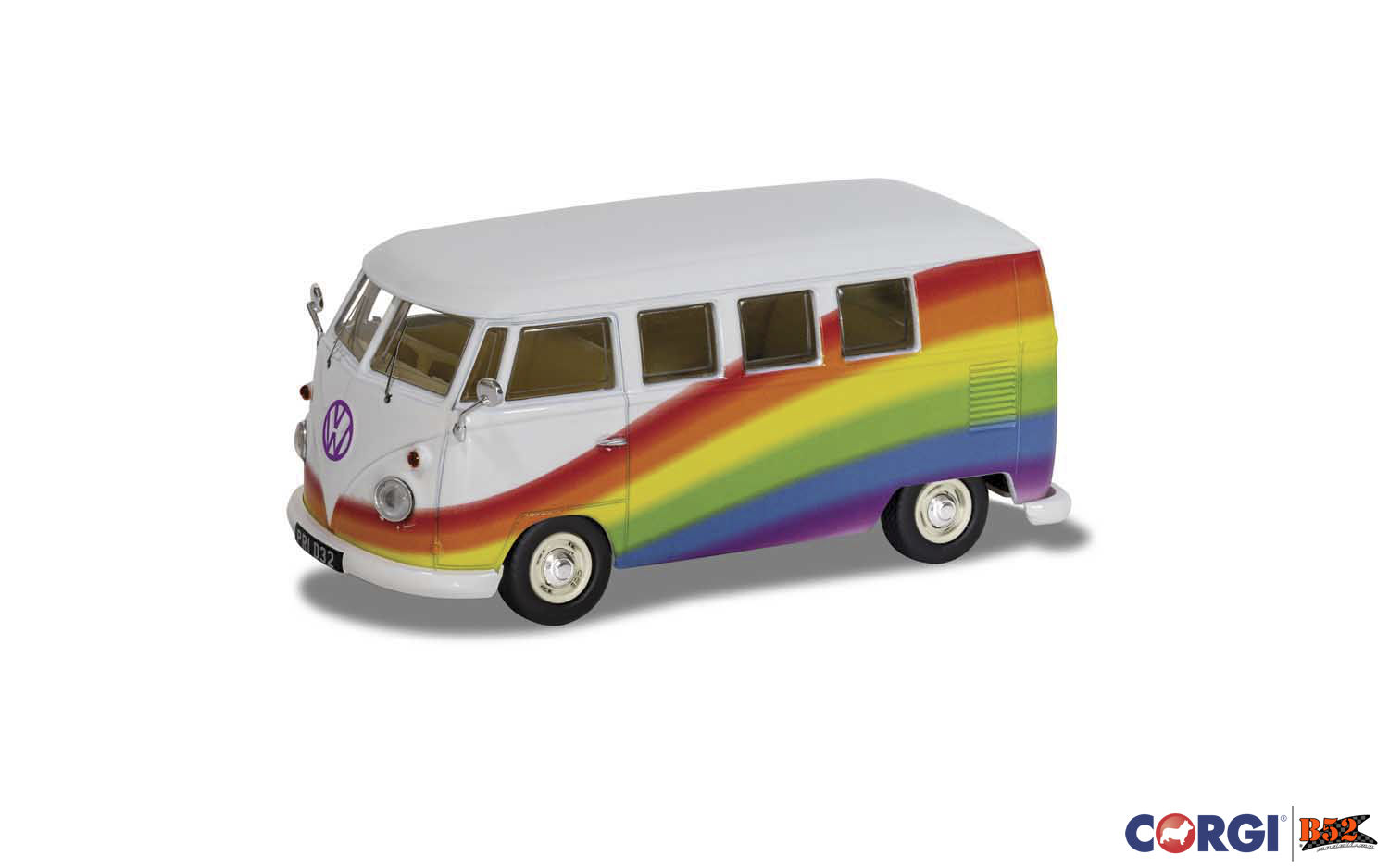 Corgi - VW Kombi, Peace Love and Rainbows: CC02739 - B52 Online