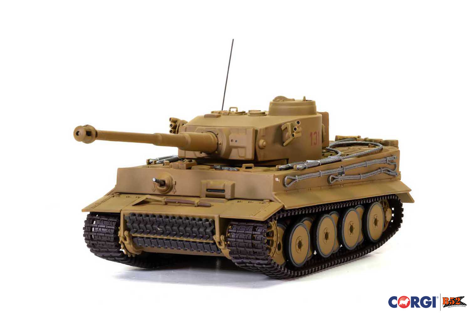 Corgi - Panzerkampfwagen VI Tiger Ausf E, Tiger 131: CC60515 - B52
