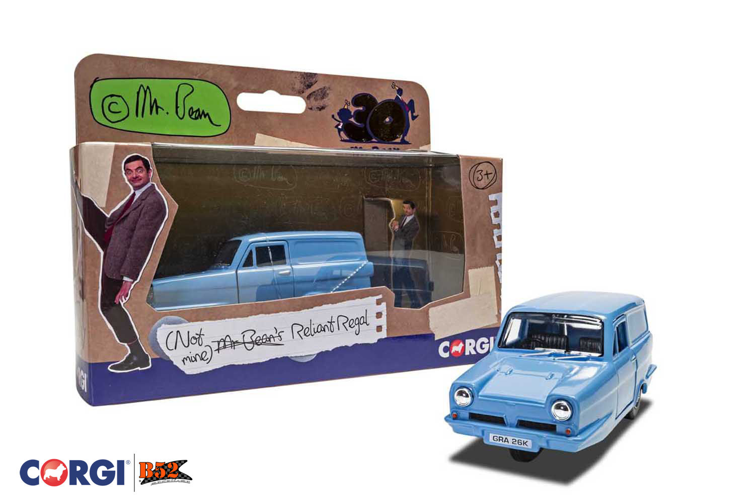 Corgi - Mr. Bean Reliant Regal - 30 anos: CC85804 - B52 Online