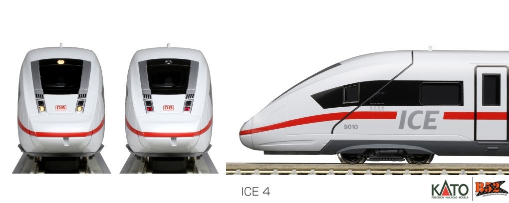 Kato N - ICE-4 DB-BR 412, 7 Car Set A: 10-1512A - B52 Online