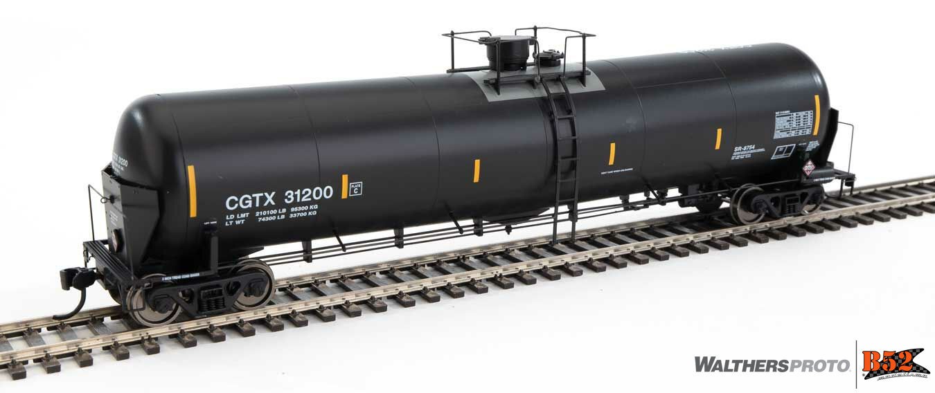 Walthers HO - Vagão Tanque 55', CGTX #31200: 920-100737 - B52 Online