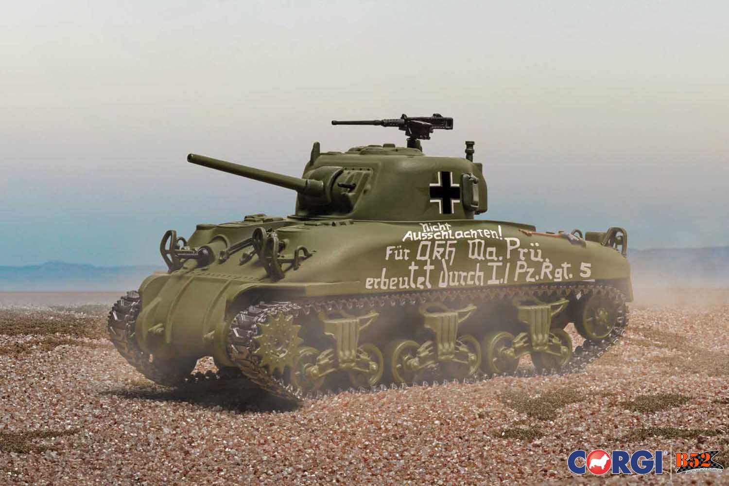 Tom Clancy ARMOURED WARFARE トムクランシー Corgi - M4A1 Sherman Beute Panzer (Trophy Tank): CC51032 - B52 Online