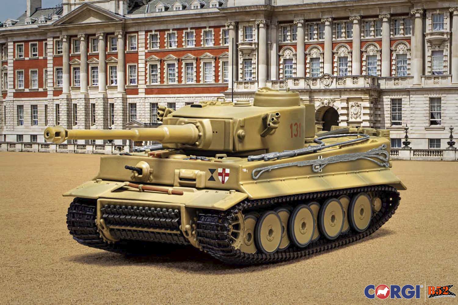 1/15 Panzerkampfwagen VI Tiger I 送料無料 Corgi - Panzerkampfwagen VI Tiger Ausf E, Tiger 131: CC60516