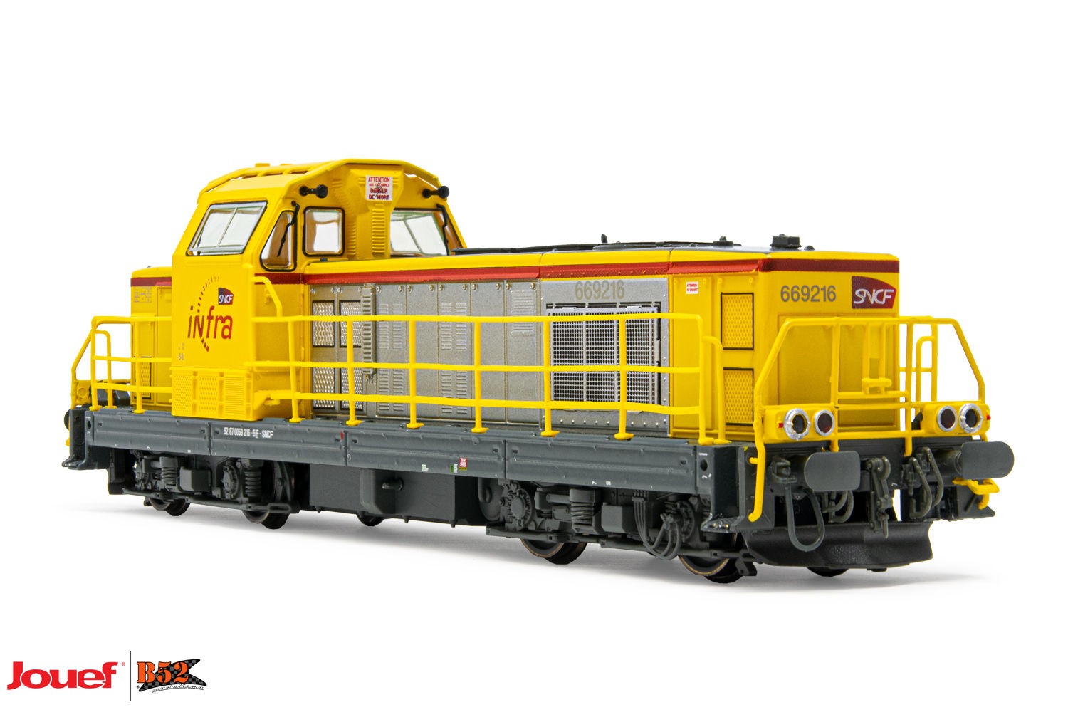 Jouef HO - Locomotiva Diesel Classe BB 669216, SNCF: HJ2393 - B52