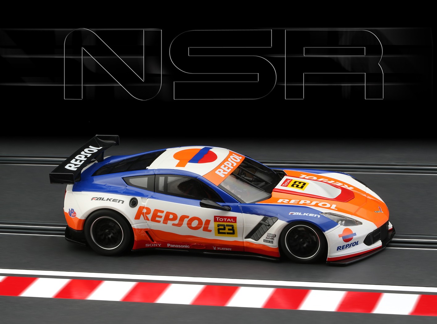 NSR - Corvette C7R #23, Repsol Capô Laranja : 0131AW