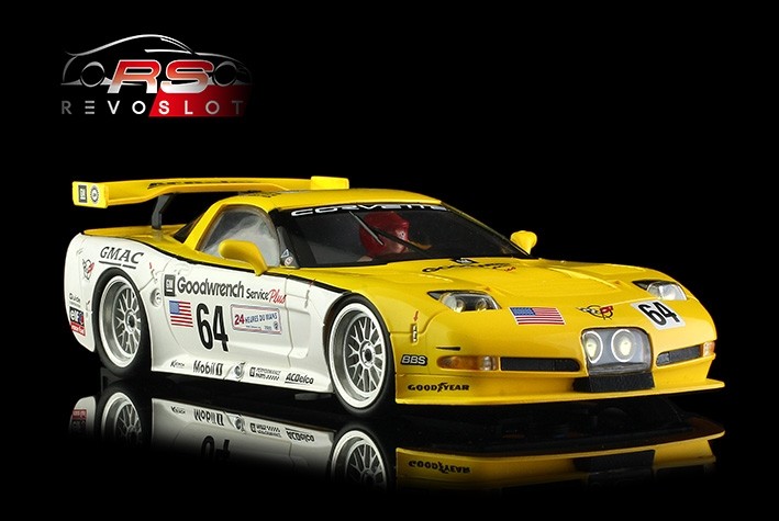 Revoslot - RS0187 Corvette C5 #64- 24h Le Mans 2000 - A. Pilgrim - K. Collins - F. Freon - Goodwrench - ACDelco
