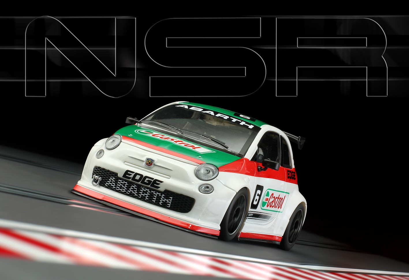 NSR - FIAT Abarth 500 #6, Assetto Corse - Castrol - 0203SW