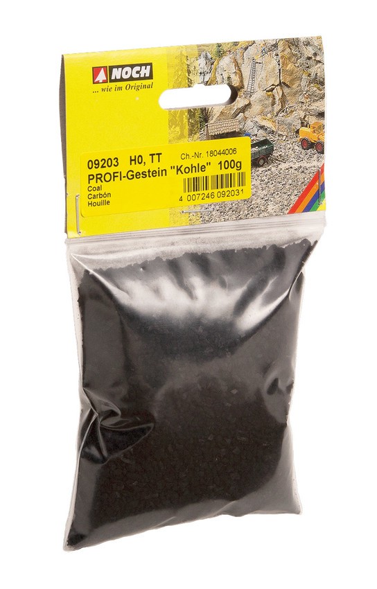 Noch - PROFI Rocks "Carvão" ("Coal"), Multi Escala - 100g: 09203