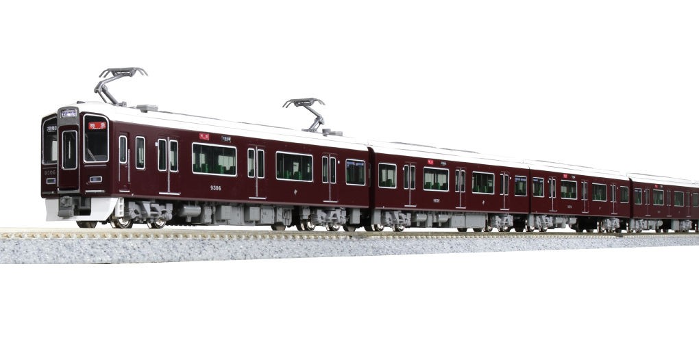 Kato N - Hankyu Railway Série 9300 Kyoto Line, 8 Car Set: 10-1365/66