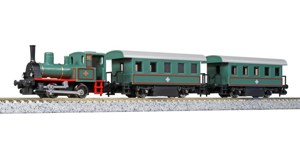 Kato N - Locomotiva Vapor e Carros, Pocket Line: 10-503-1