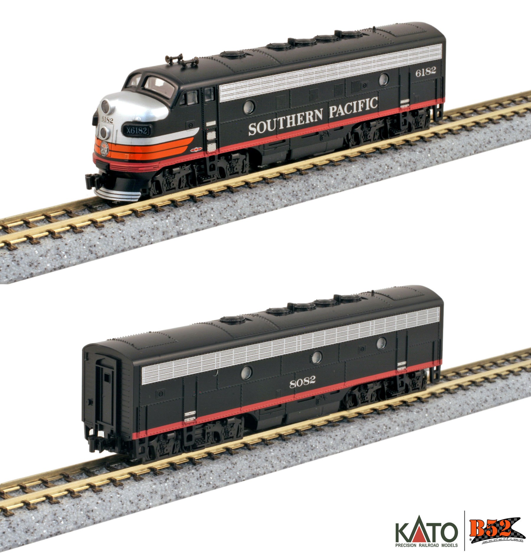 Kato N - Locomotivas F7A+F7B SP #6182 #8082: 106-0427