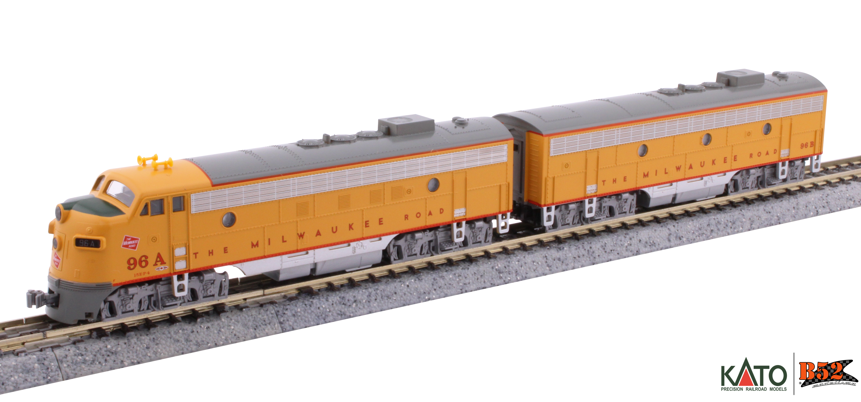 Kato N - Milwaukee Road, Locomotivas FP7A / F7B #96A #96B: 106-0432 ...
