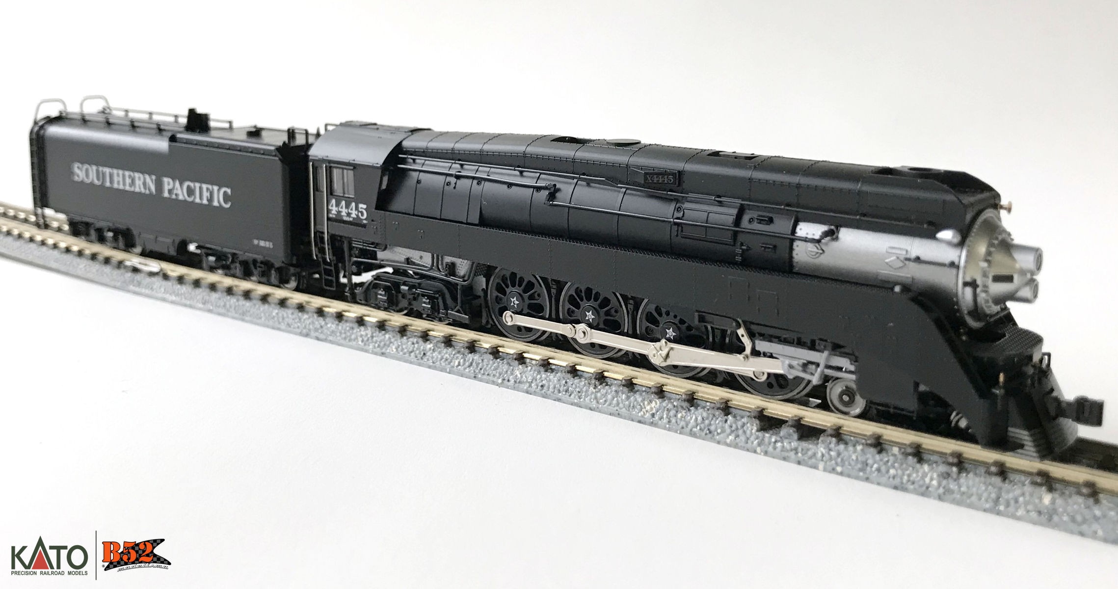 Kato N - GS-4 Locomotiva a Vapor SP Black,  #4445: 126-0309