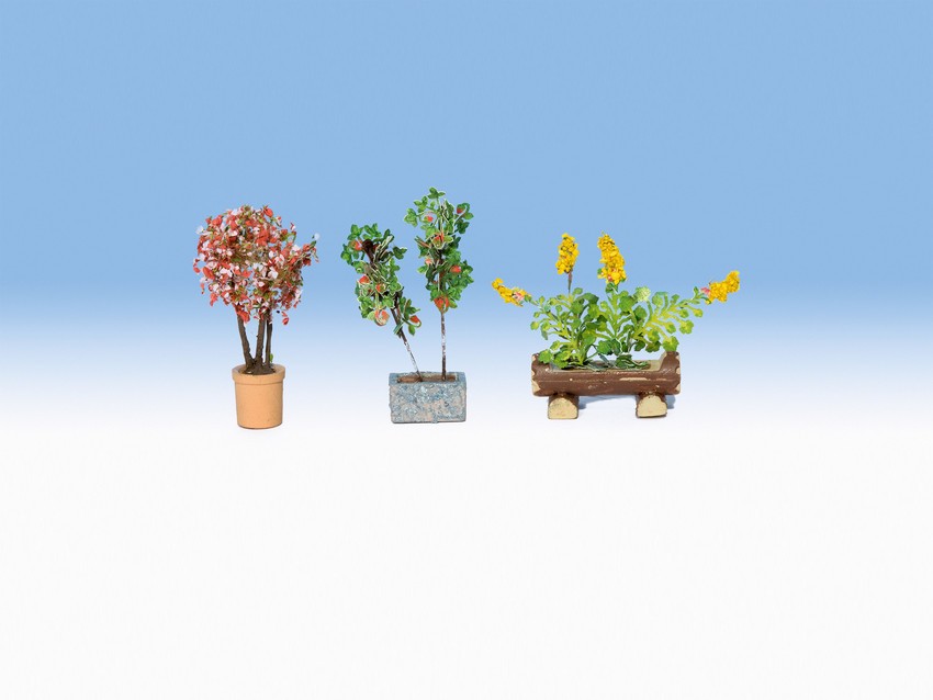 Noch - Plantas Ornamentais em Vasos - Escala HO: 14014
