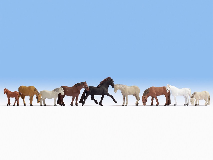 Noch - Cavalos (Horses) - Escala HO: 15761