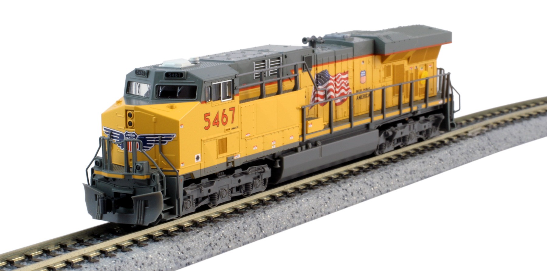 Kato N - Locomotiva GE ES44AC Union Pacific #5377: 176-8942