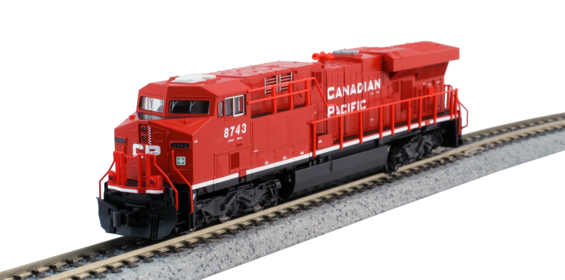 Kato N - Locomotiva GE ES44AC Canadian Pacific #8743: 176-8935
