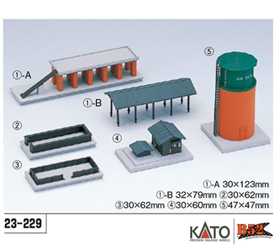 Kato N - Steam Engine Service Facility Set: 23-229