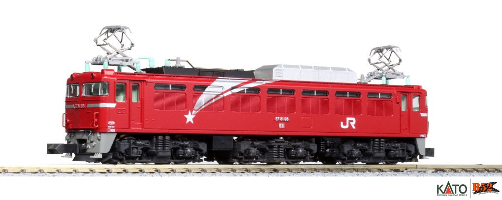 Kato N - Locomotiva Elétrica EF81 "Hokutosei": 3066-8