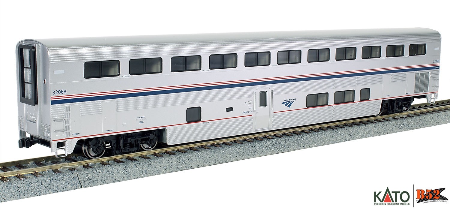 シロ　KATO Amtrak Superliner ラウンジ　カー Kato HO - Amtrak Superliner Sleeper Phase VI #32068: 35-6087 - B52