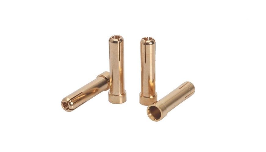 LRP - Plug Adaptador Gold, de 5mm para 4mm - 2 pares: 65811