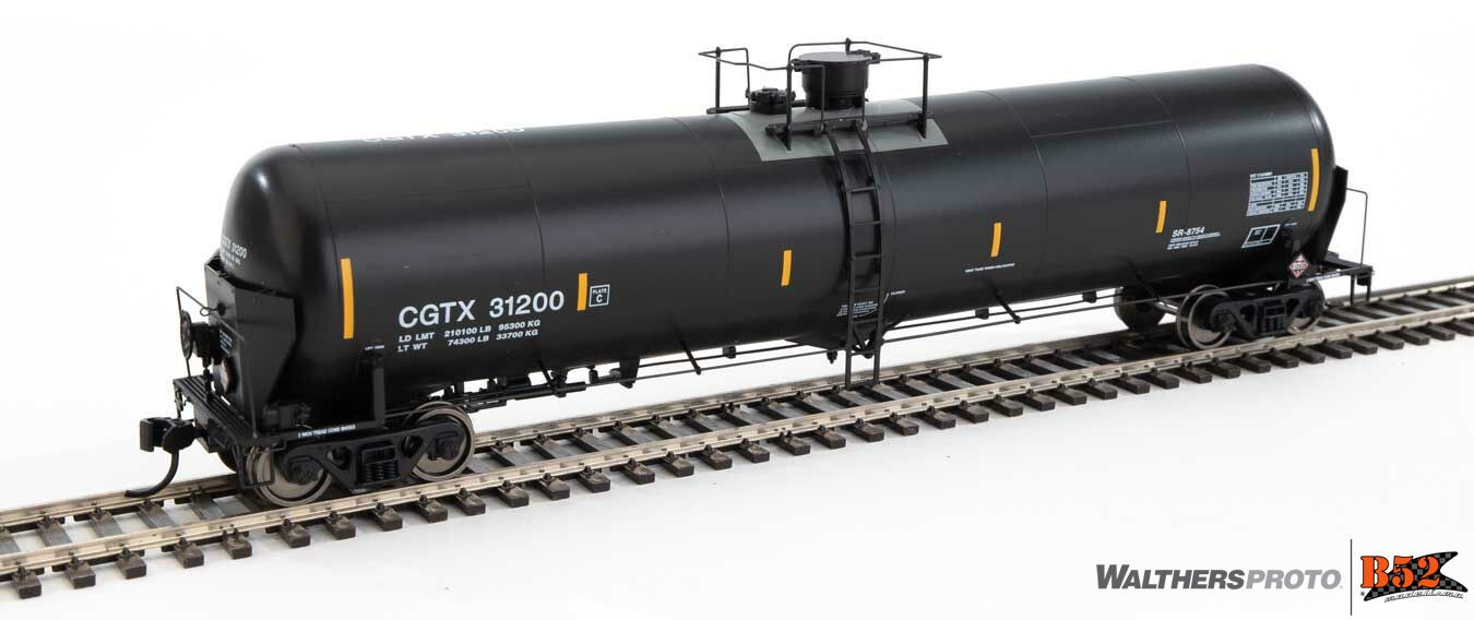 Walthers HO - Vagão Tanque 55', CGTX #31200: 920-100737 - B52 Online