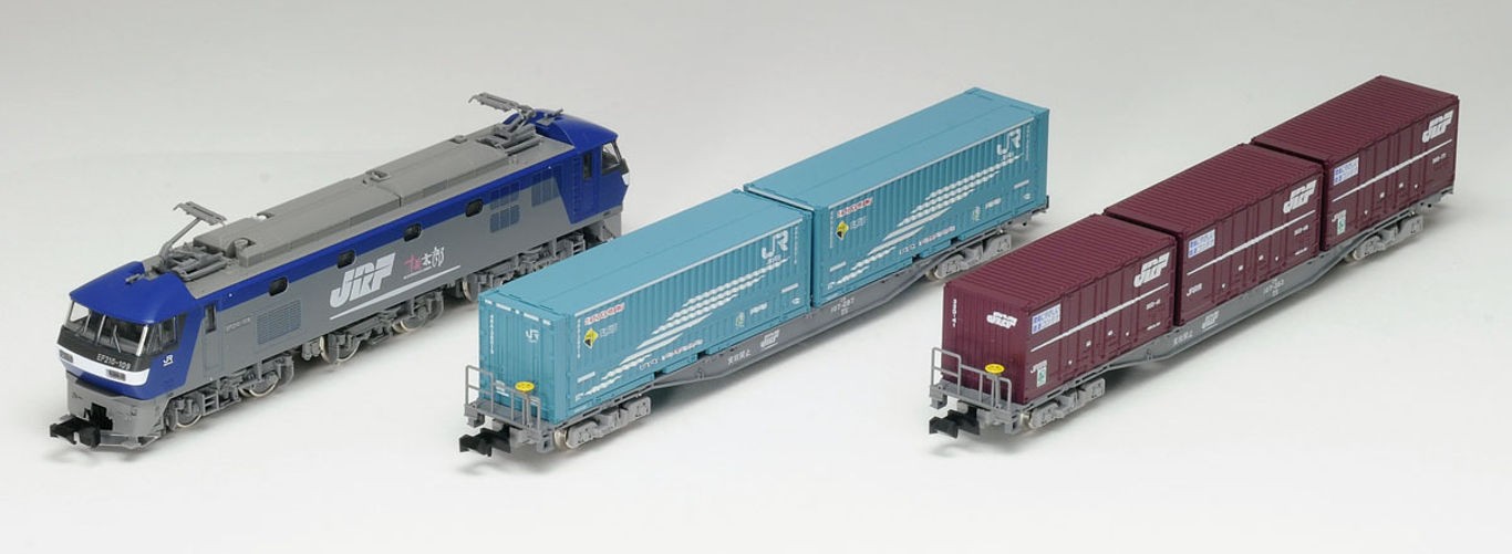 TOMIX - EF210 JR, Container Train Set, Escala N: 92491