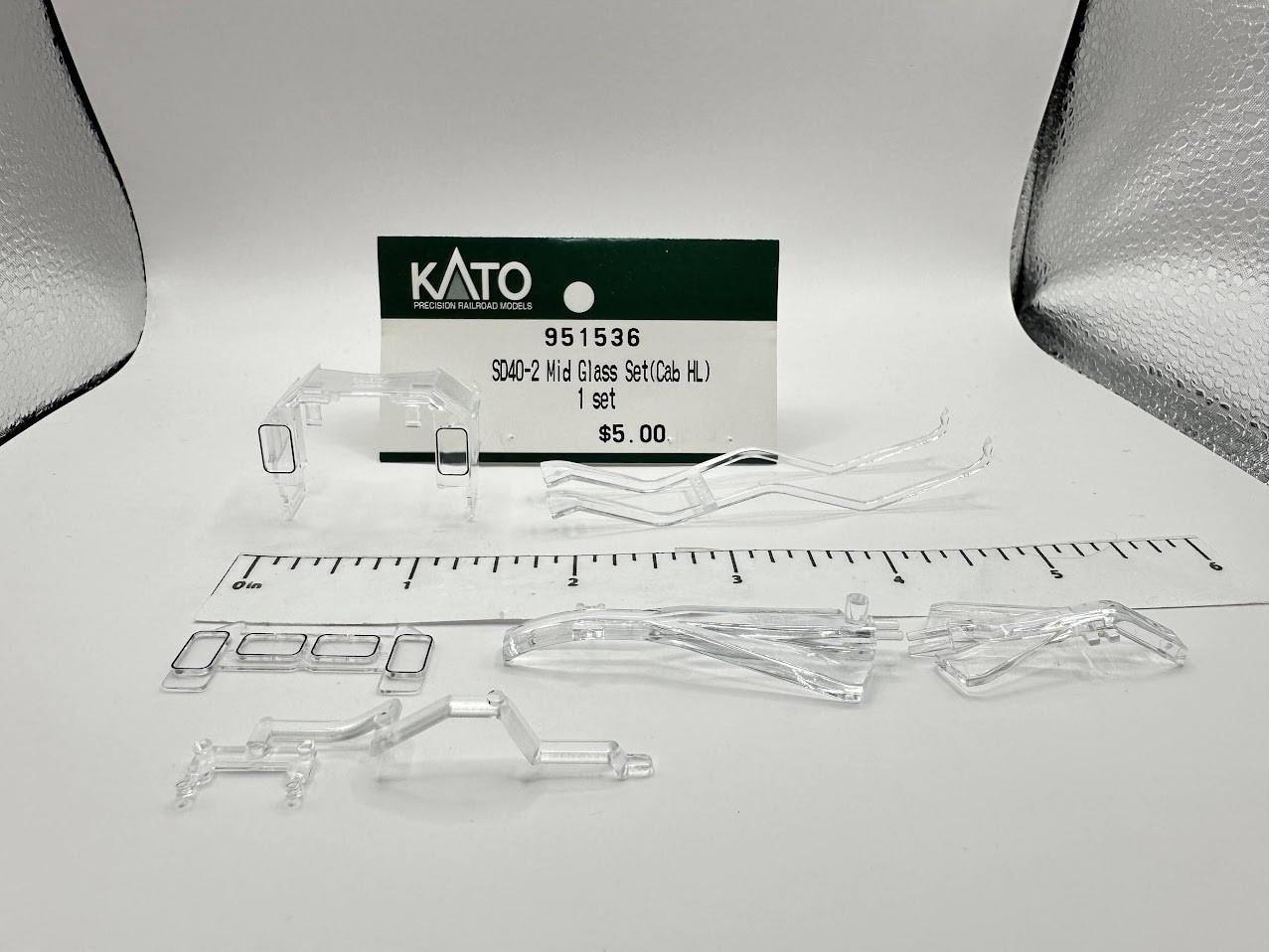 Kato HO - SD40-2 Mid Glass Set Cab HL - Janelas e Afins: 951536
