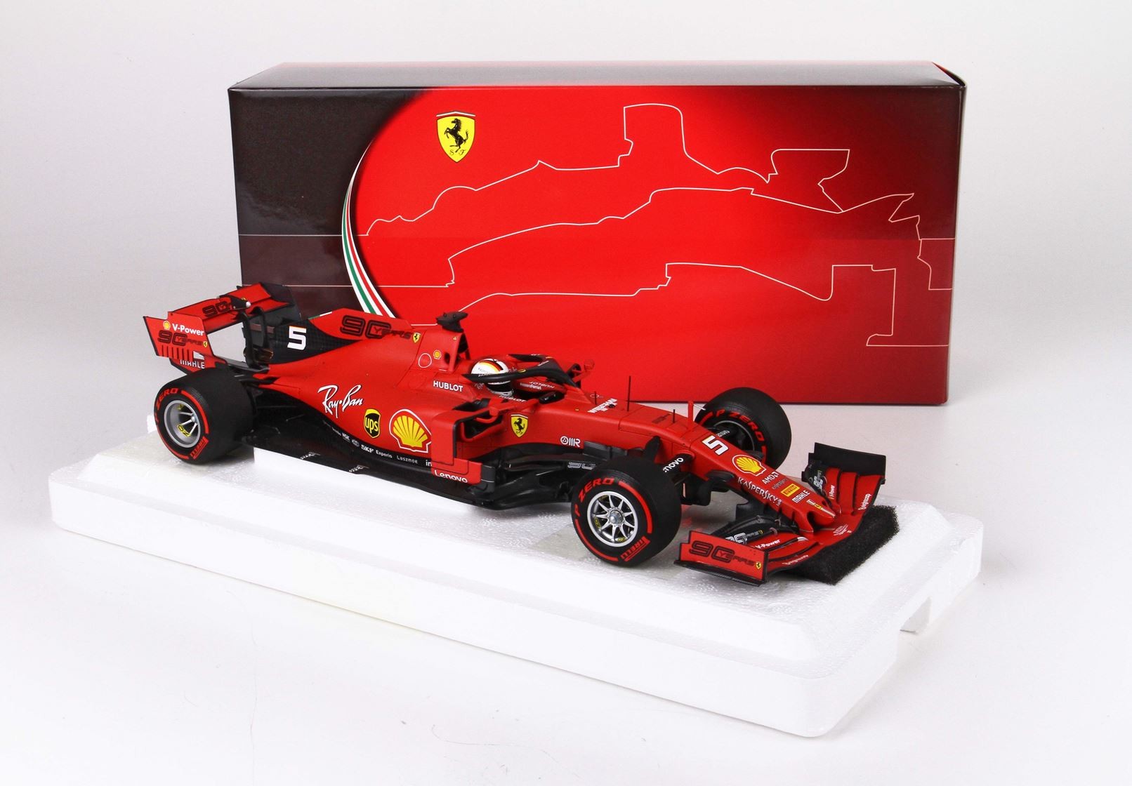 BBR - Ferrari SF90 Vettel #5, GP Italy 2019: BBR191835DIE