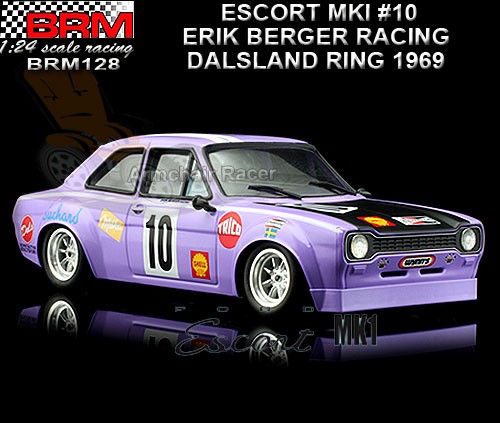 BRM - Ford Escort MK1 Erick Berger Racing #10 (1:24): BRM-128