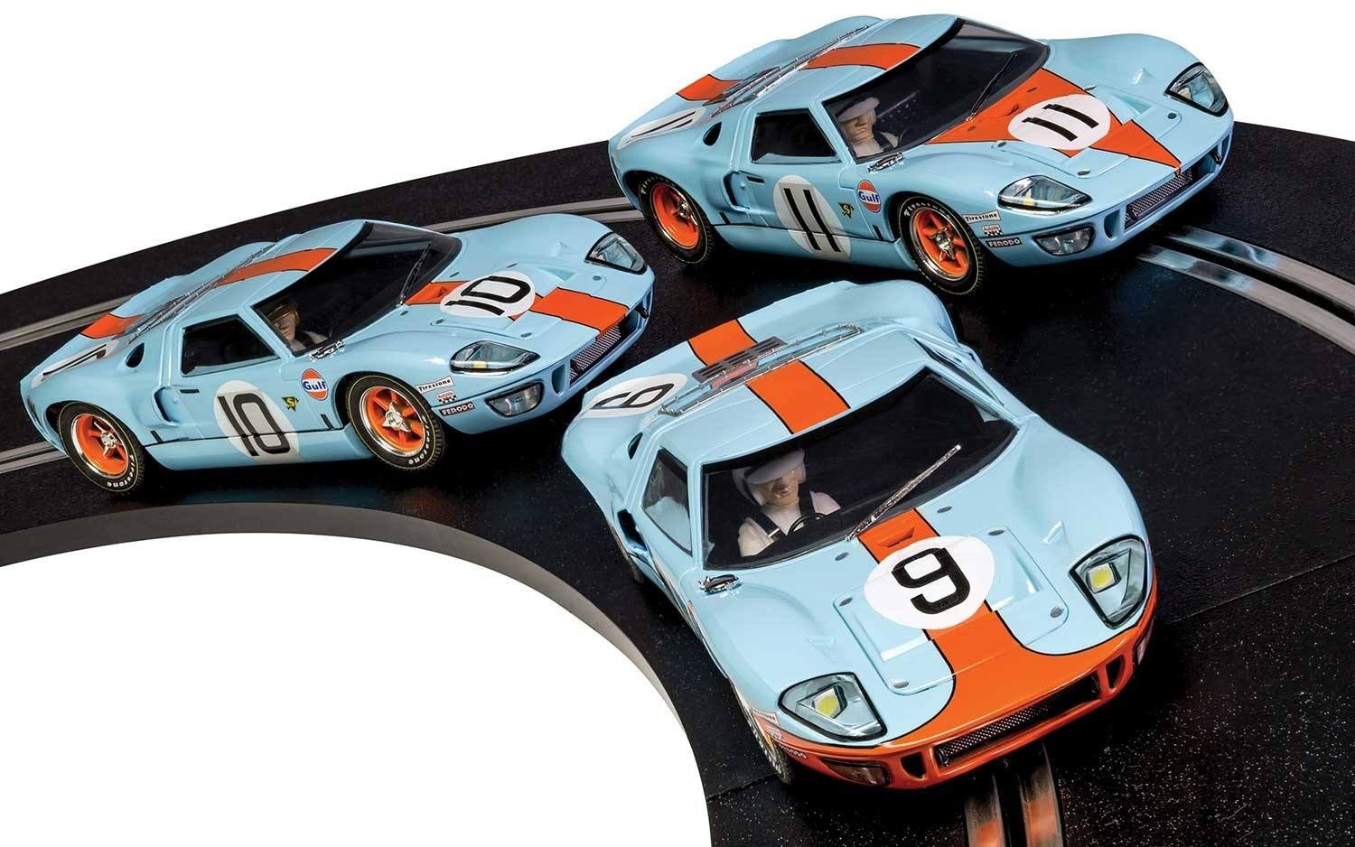 Scalextric - GT40 Gulf Le Mans Triple Pack: C3896A