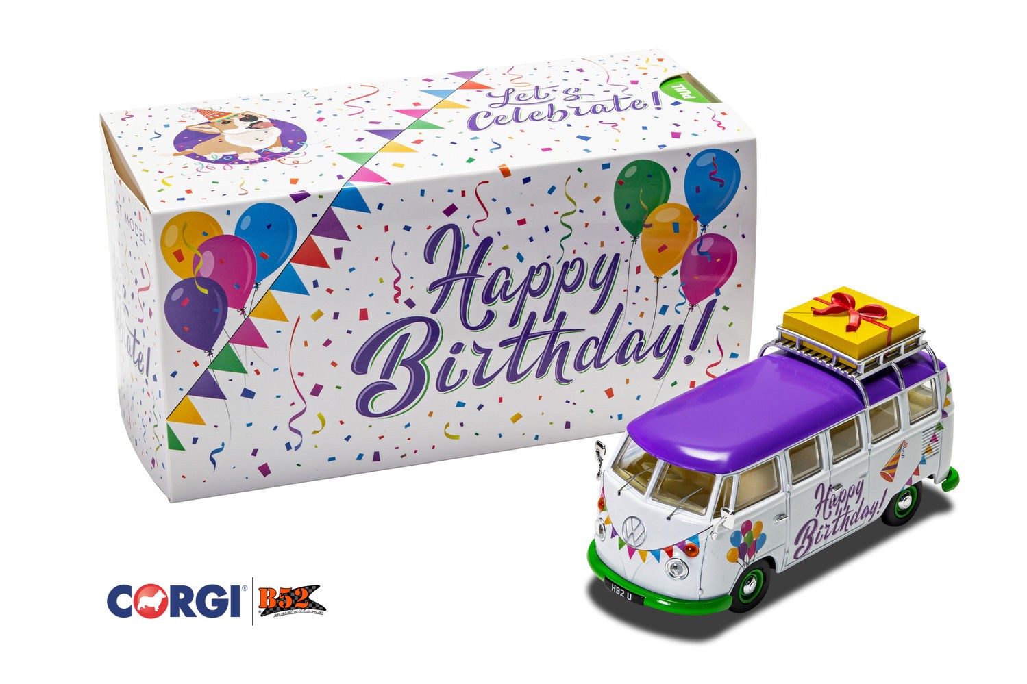 Corgi - VW Kombi, Happy Birthday: CC02734