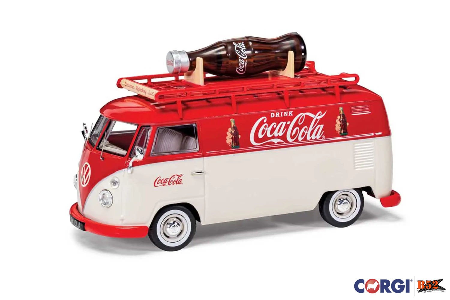 Corgi - VW Kombi Type 2 (T1) Split Screen, Coca-Cola®: CC02740
