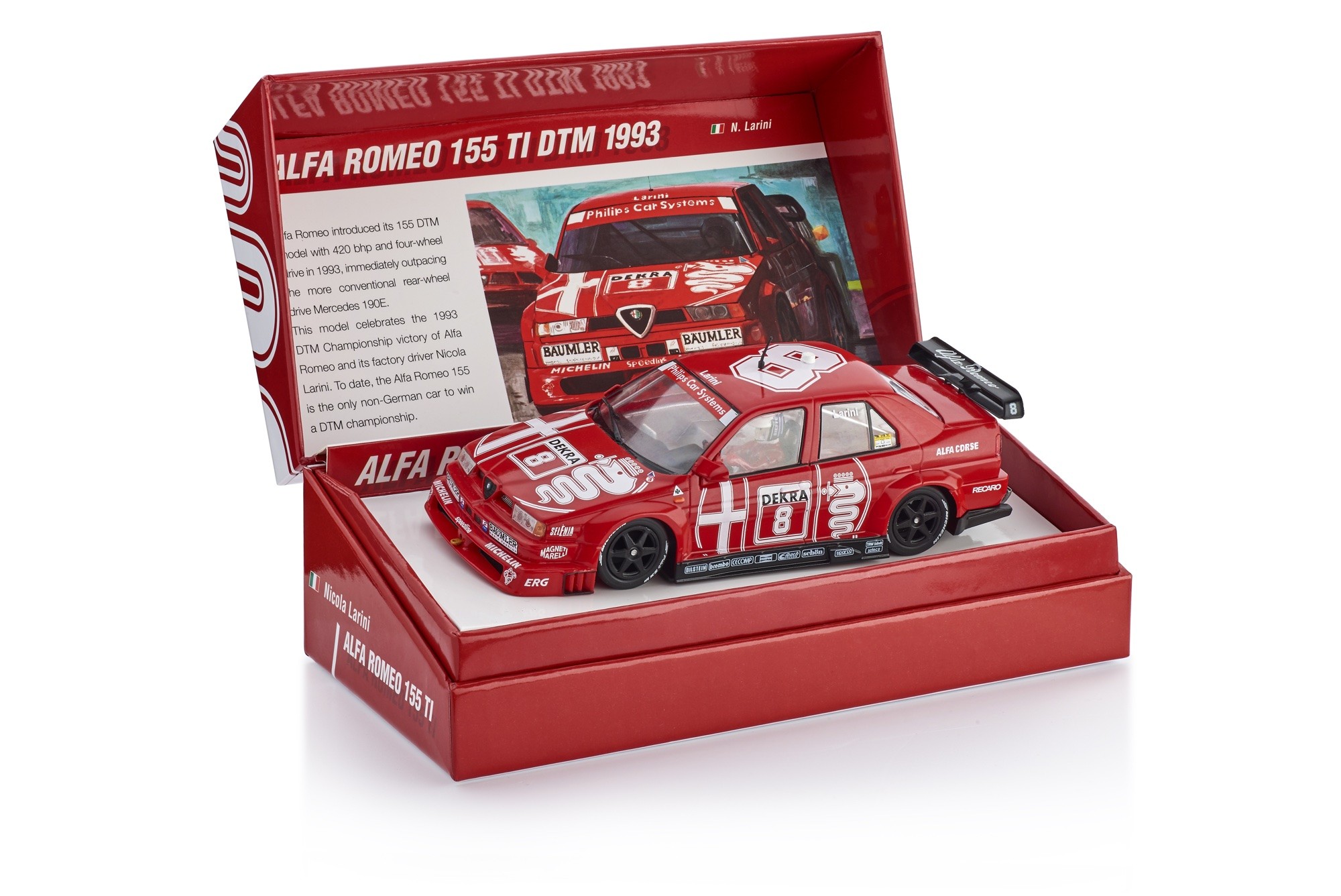 Slot.it - Alfa Romeo 155 V6Ti #8, DTM Winner: CW22