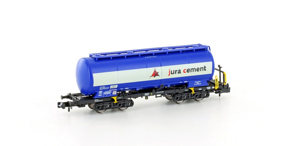 Hobbytrain / Lemke - Vagão Silo, Uacs blue "Jura Cement" (N): H23487