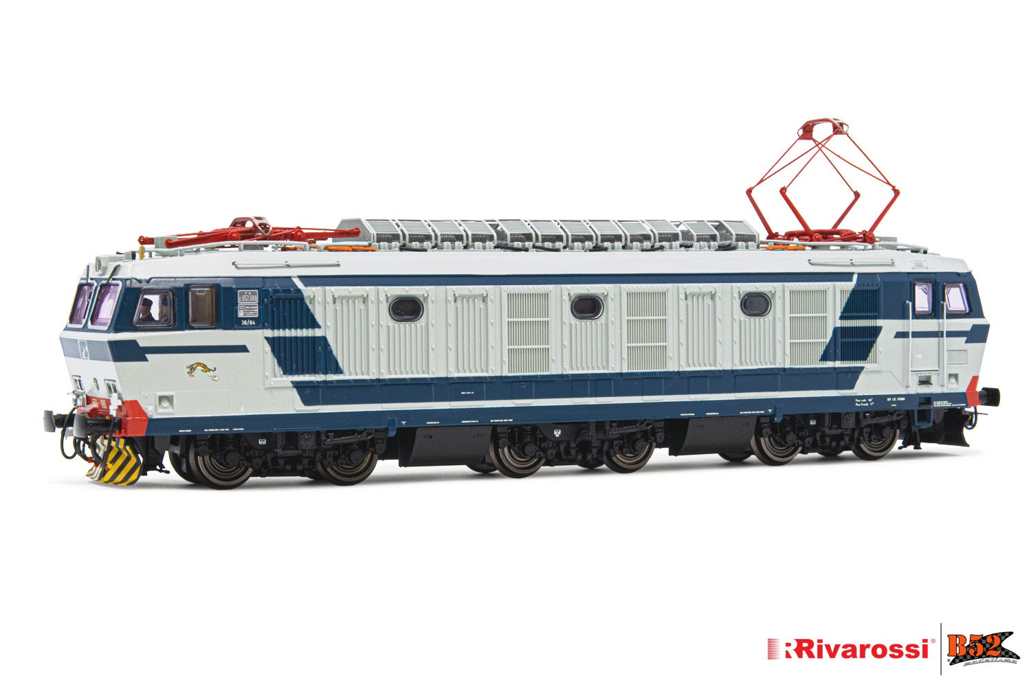 Rivarossi HO - Locomotiva Elétrica E.652 088, FS - DCC: HR2701S