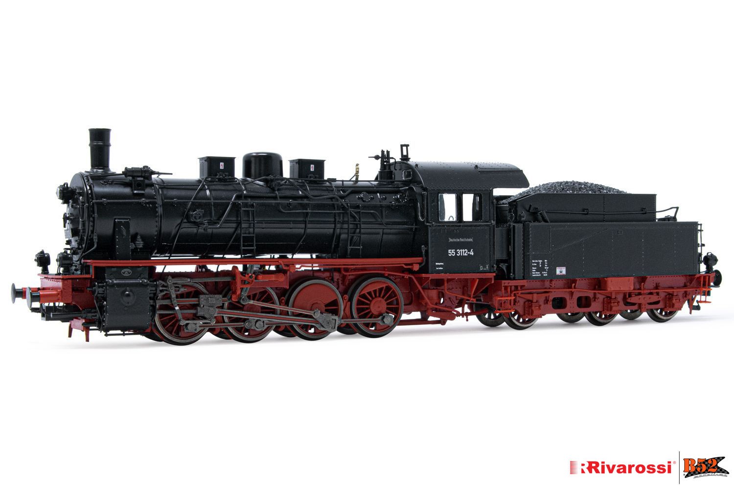 Locomotive Rivarossi HR2522 - Vapeur 030T S100 - USATC - Epoque 3 - HO - Neuf