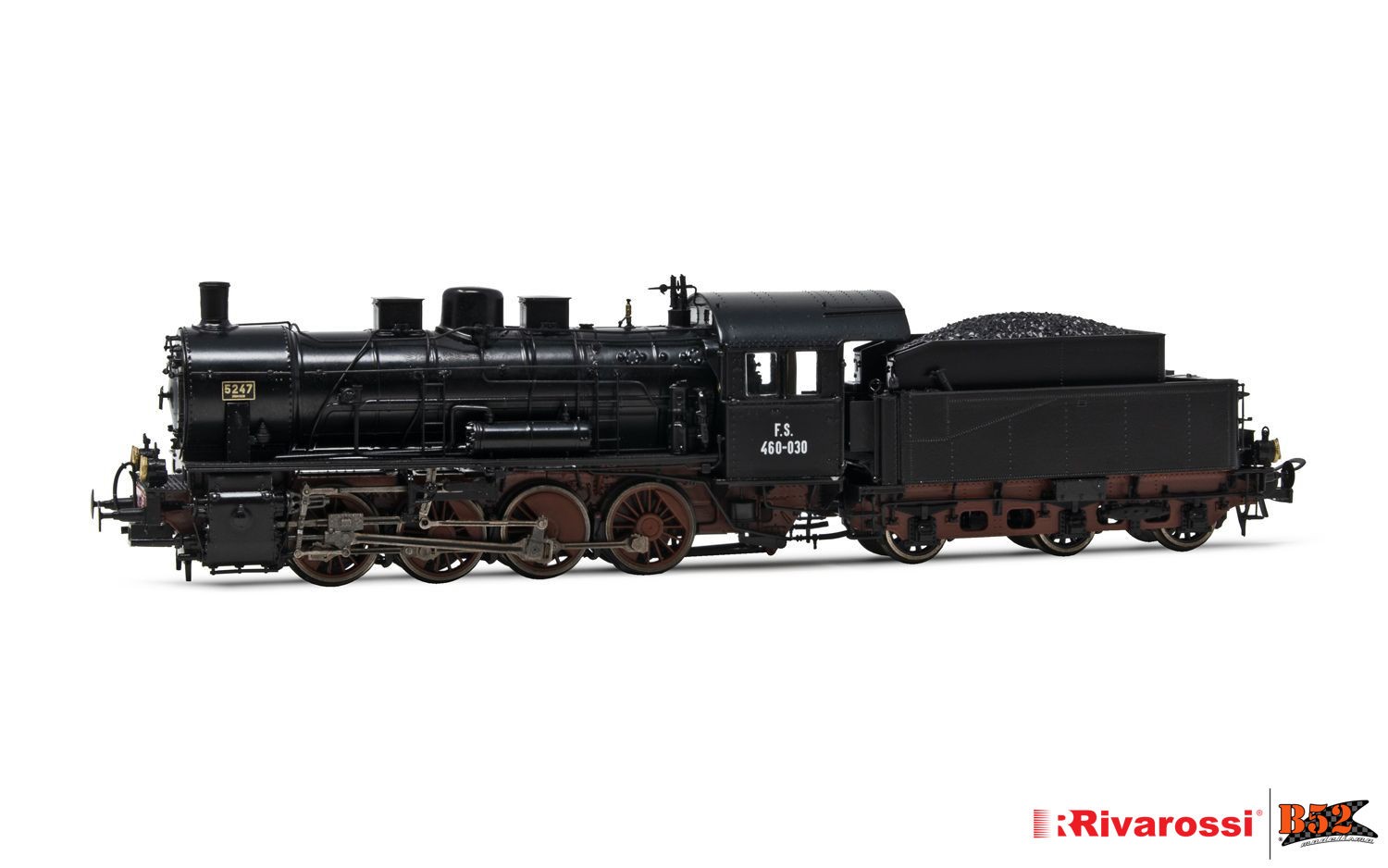 Rivarossi HO - Locomotiva Vapor Gr. 460, FS: HR2811