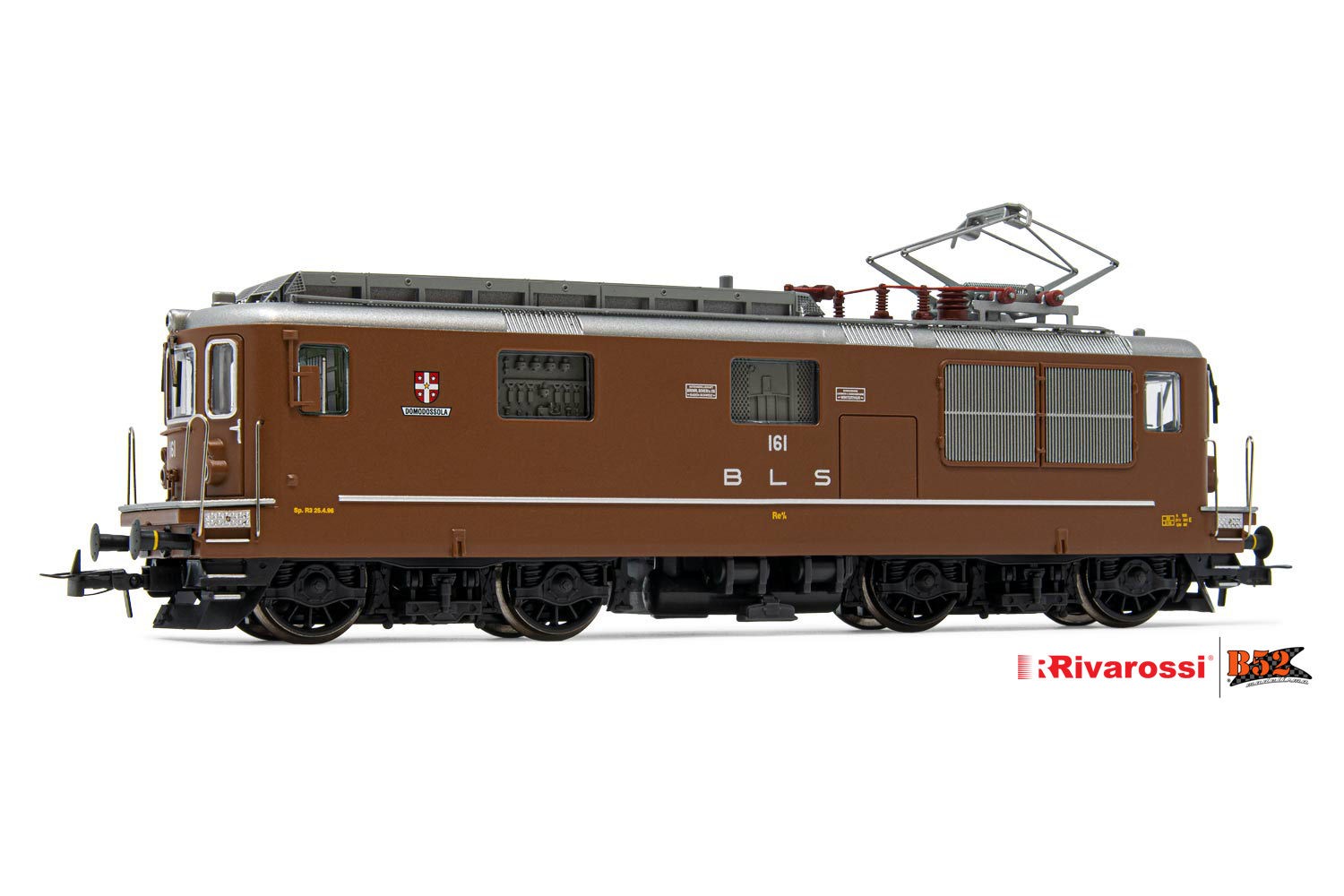 Rivarossi HO - Locomotiva Elétrica Re 4/4, BLS #161: HR2812
