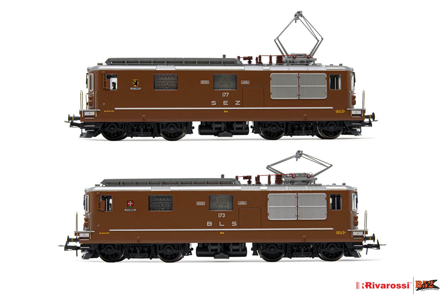 Rivarossi HO - Locomotivas Elétricas Re 4/4, BLS 173 e SEZ 177: HR2813