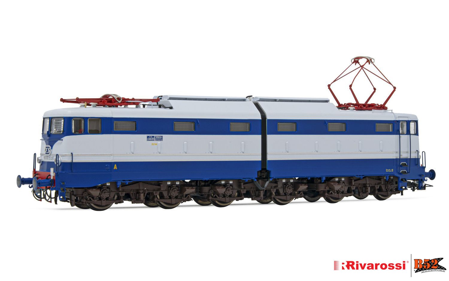RIVAROSSI HR2905 - Locomotiva elettrica E 402B 142 RFI, FS, ep.VI