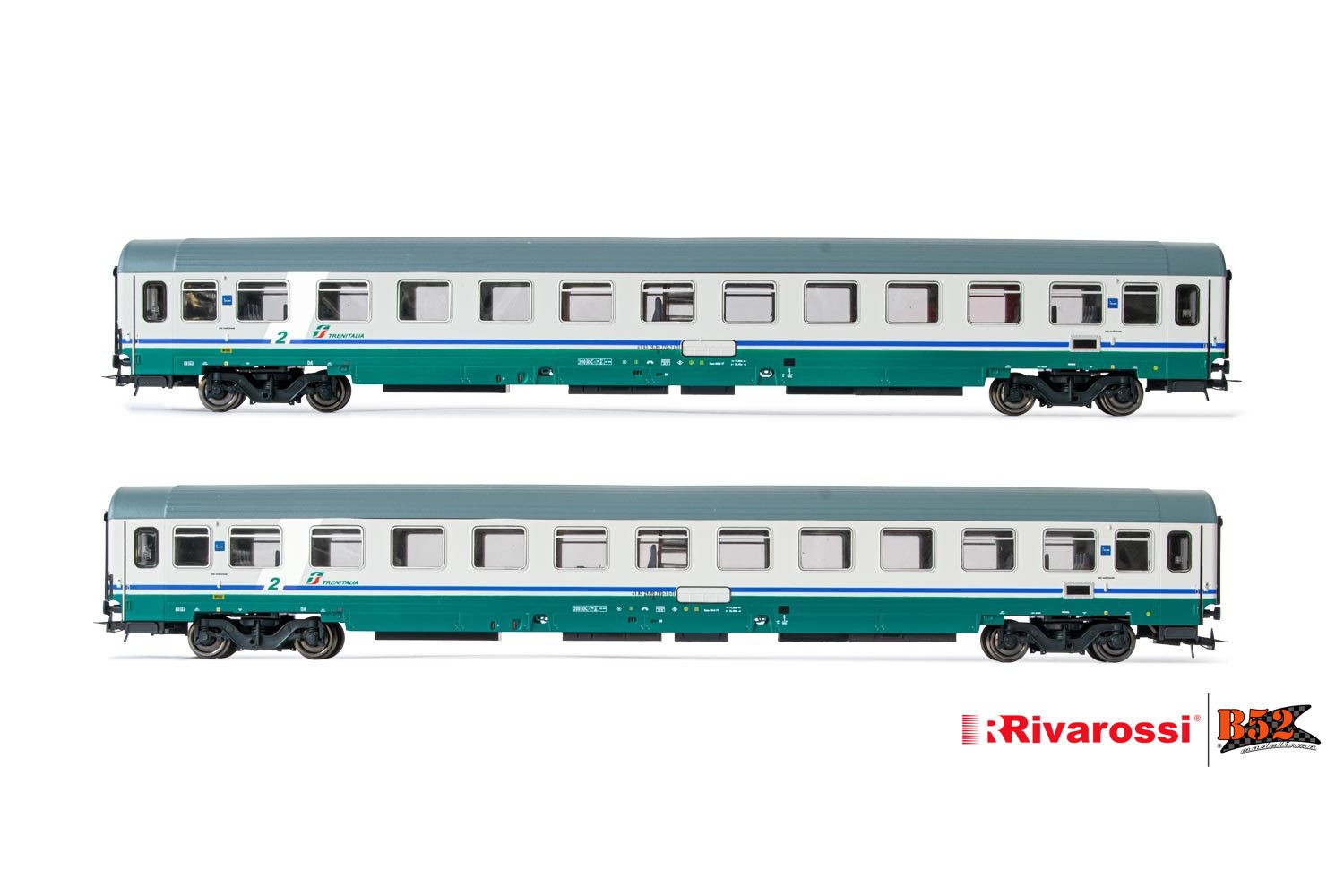 Rivarossi HO - Carros de Passageiros, set com 2, FS: HR4282