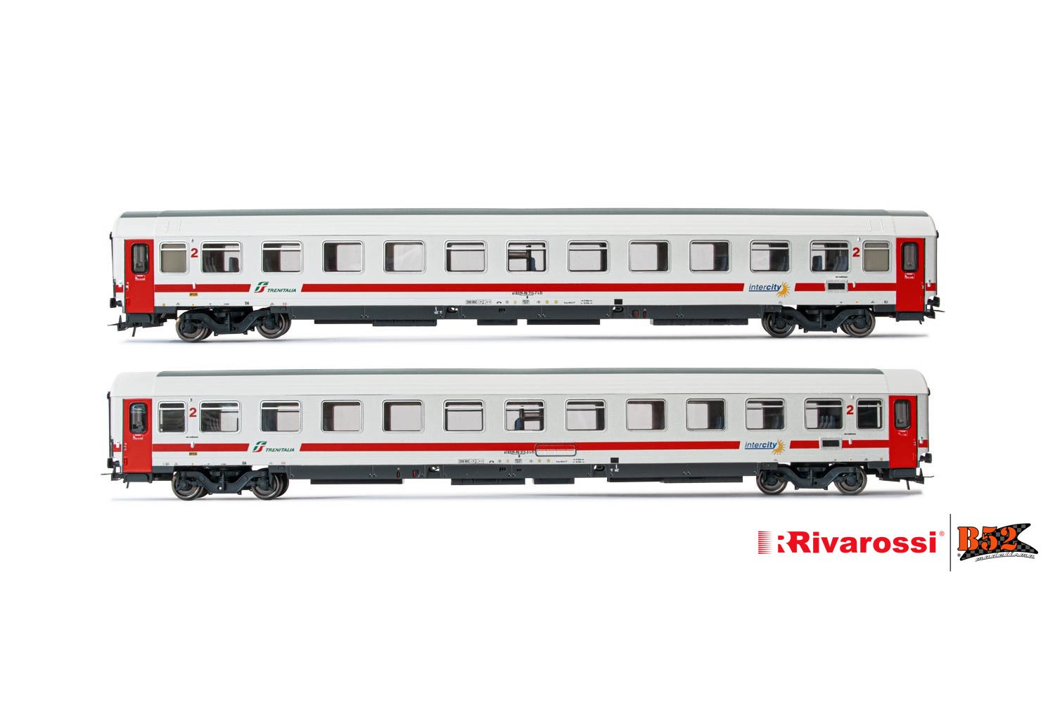 Rivarossi HO - Carros de Passageiros, set com 2, FS: HR4284