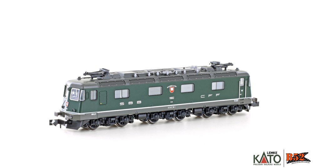 Kato / Lemke (N) - Locomotiva Elétrica SBB Re 6/6: K10174