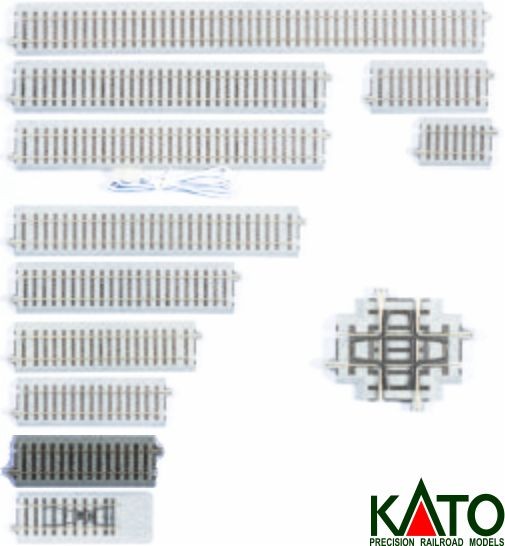 Kato HO - Trilho Reto S114: 2-120