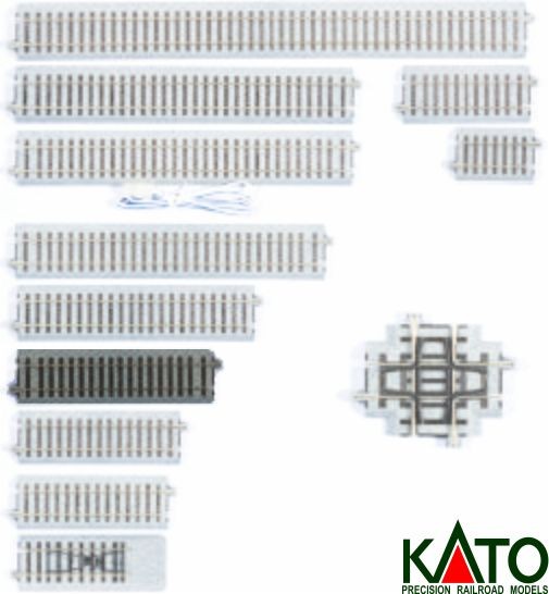 Kato HO - Trilho Reto S149 mm: 2-193